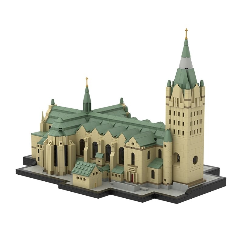 MOCBRICKLAND MOC 54159 Paderborn Cathedral 6 1