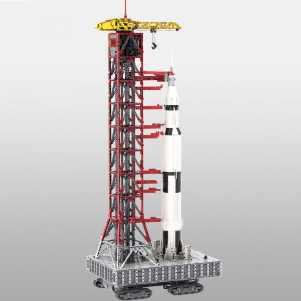 MOCBRICKLAND MOC 60088 Launch Tower Mk I for Saturn V with Crawler 1
