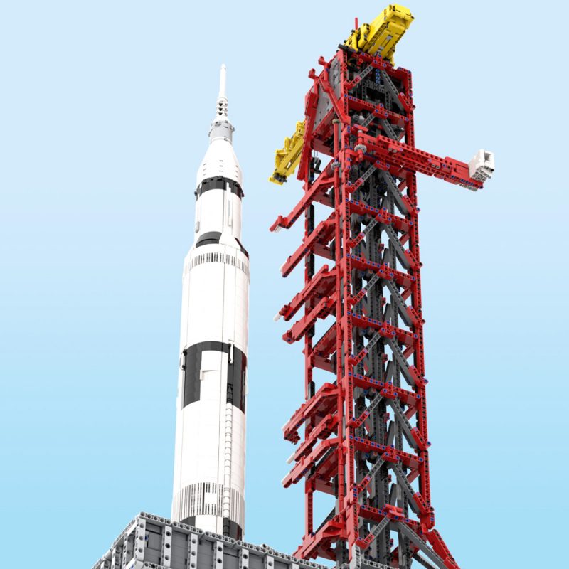 MOCBRICKLAND MOC 60088 Launch Tower Mk I for Saturn V with Crawler 6 800x800 1