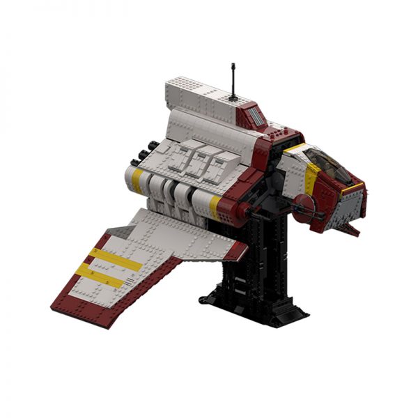 MOCBRICKLAND MOC 60420 Republic Nu class Attack Shuttle – the Clone Wars with Interior 3