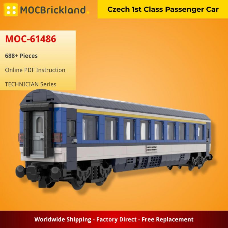 MOCBRICKLAND MOC 61486 Czech 1st Class Passenger Car 2 800x800 1