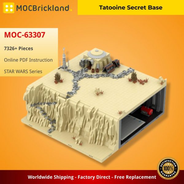 MOCBRICKLAND MOC 63307 Tatooine Secret Base 2