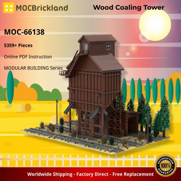 MOCBRICKLAND MOC 66138 Wood Coaling Tower 5