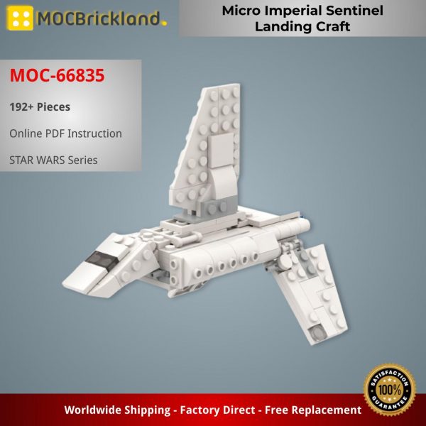 MOCBRICKLAND MOC 66835 Micro Imperial Sentinel Landing Craft 2