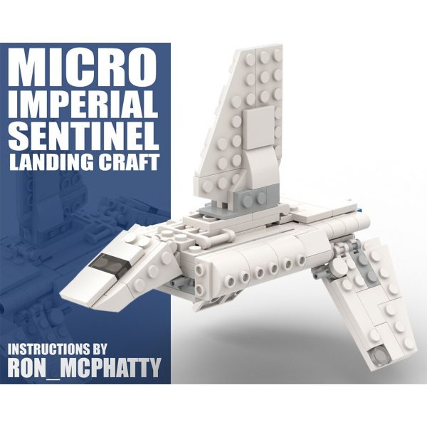MOCBRICKLAND MOC 66835 Micro Imperial Sentinel Landing Craft 7