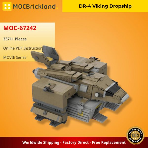 MOCBRICKLAND MOC 67242 DR 4 Viking Dropship