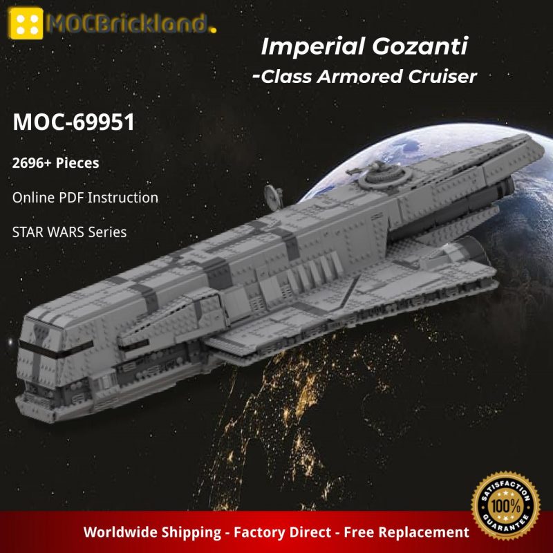 MOCBRICKLAND MOC 69951 Imperial Gozanti Class Armored Cruiser 4 800x800 1