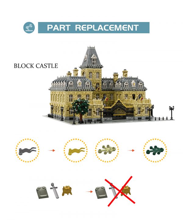 MOCBRICKLAND MOC 70573 French Palace 10th Anniversary Edition 1