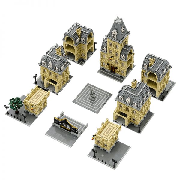 MOCBRICKLAND MOC 70573 French Palace 10th Anniversary Edition 4