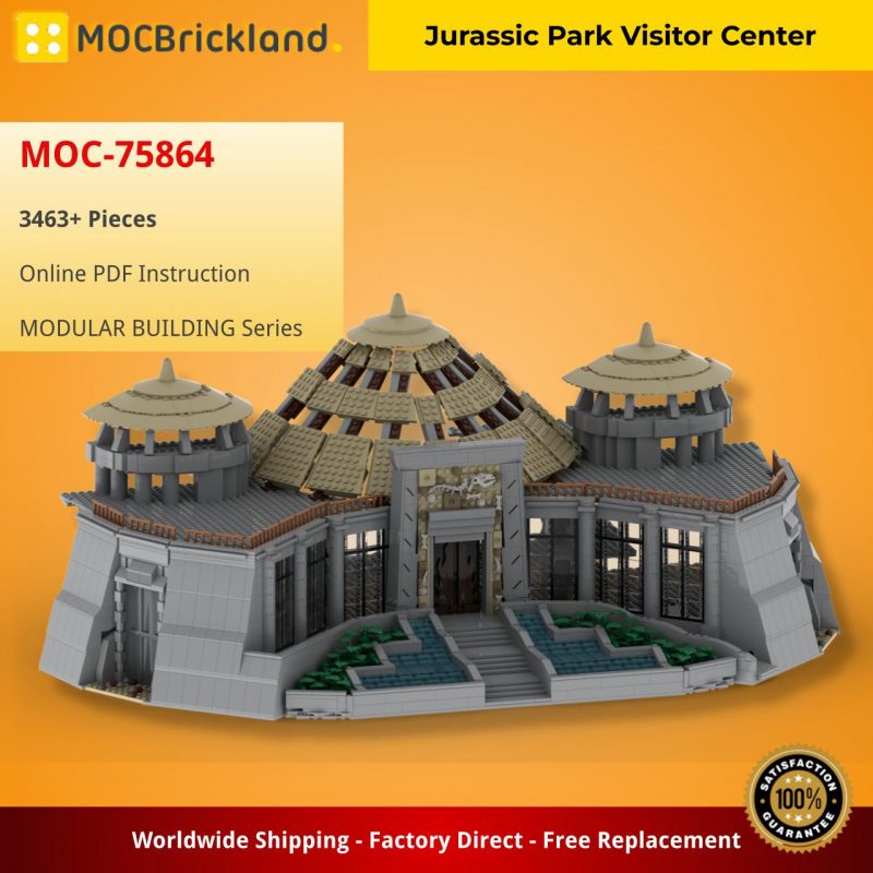 MOCBRICKLAND MOC 75864 Jurassic Park Visitor Center 800x800 1