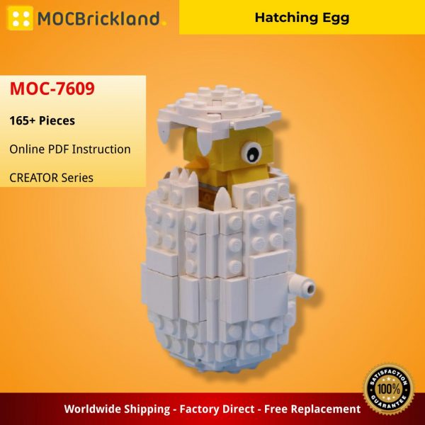 MOCBRICKLAND MOC 7609 Hatching Egg 4