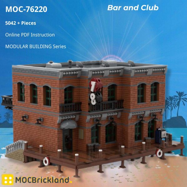 MOCBRICKLAND MOC 76220 Bar and Club 5