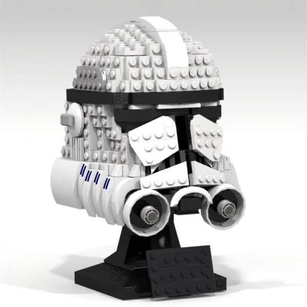 MOCBRICKLAND MOC 78033 Clone Phase 2 Helmet Bust 5