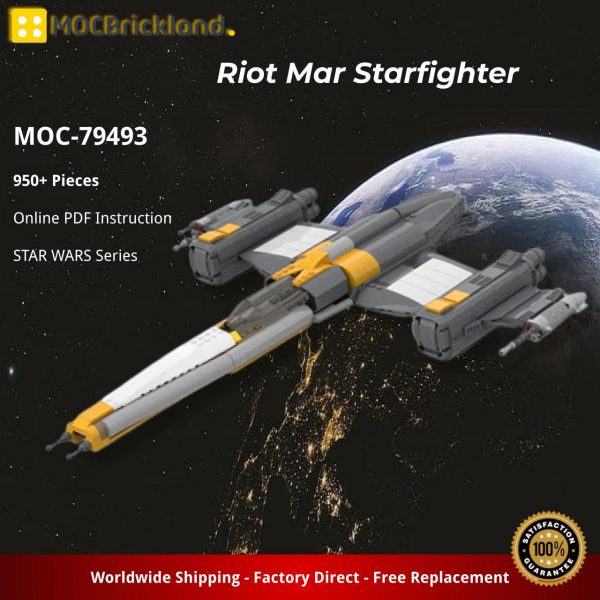 MOCBRICKLAND MOC 79493 Riot Mar Starfighter 2