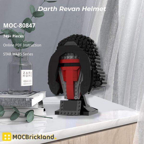 MOCBRICKLAND MOC 80847 Darth Revan Helmet 3