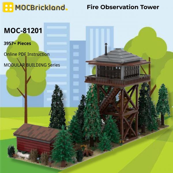 MOCBRICKLAND MOC 81201 Fire Observation Tower 5