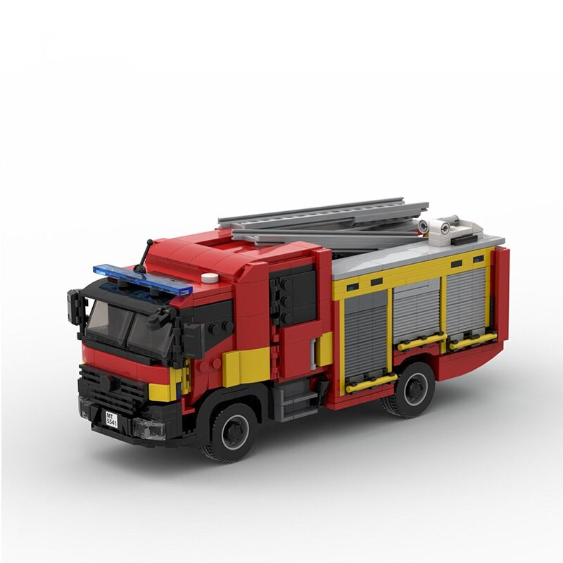 MOCBRICKLAND MOC 81514 London Fire Brigade LFB Mk3 Pump Ladder 3 1