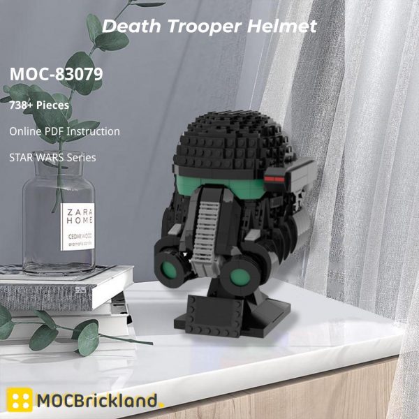 MOCBRICKLAND MOC 83079 Death Trooper Helmet 1
