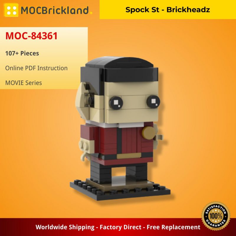 MOCBRICKLAND MOC 84361 Spock St – Brickheadz 800x800 1