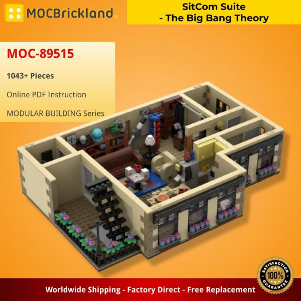 MOCBRICKLAND MOC 89515 SitCom Suite The Big Bang Theory 2