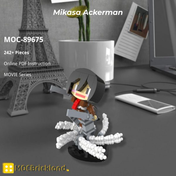 MOCBRICKLAND MOC 89675 Mikasa Ackerman 3