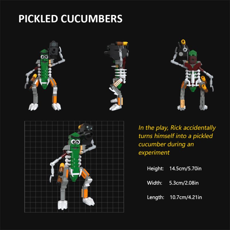 MOCBRICKLAND MOC 89687 Rick and Morty Pickled Cucumber 5 800x800 1
