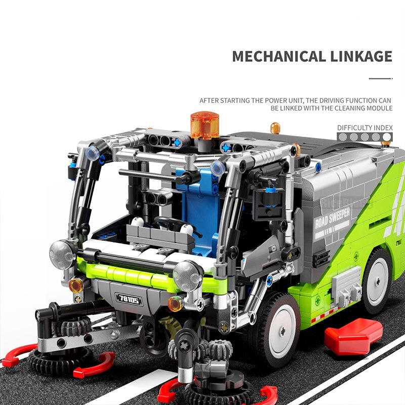 MOCBRICKLAND MOC 89694 Sweeper Truck 2 1