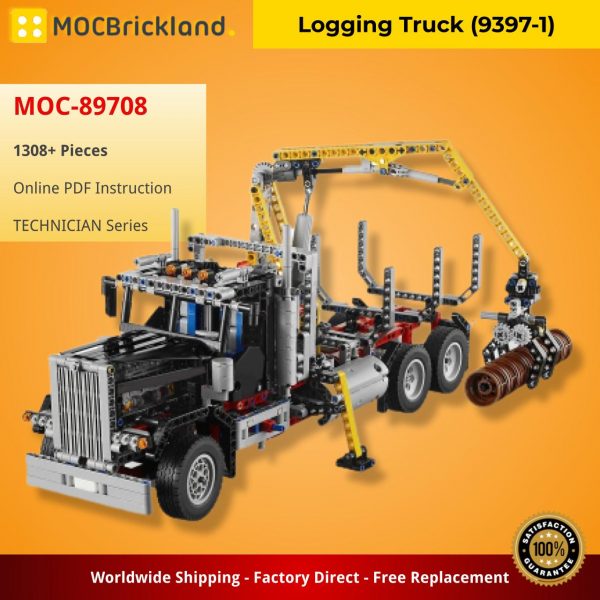 MOCBRICKLAND MOC 89708 Logging Truck 9397 1 3