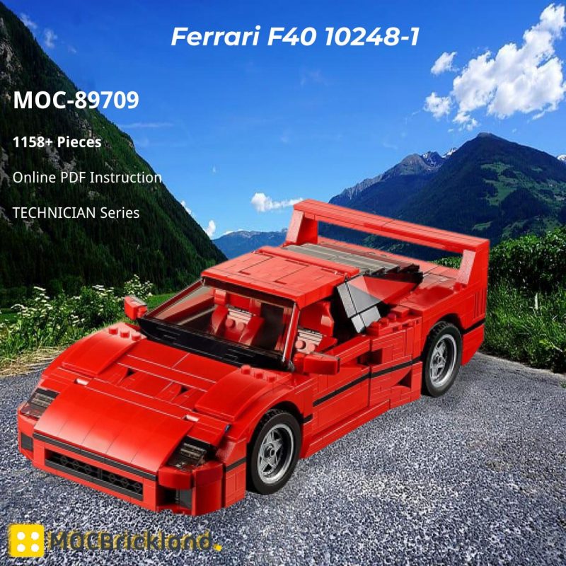 MOCBRICKLAND MOC 89709 Ferrari F40 10248 1 2 800x800 1