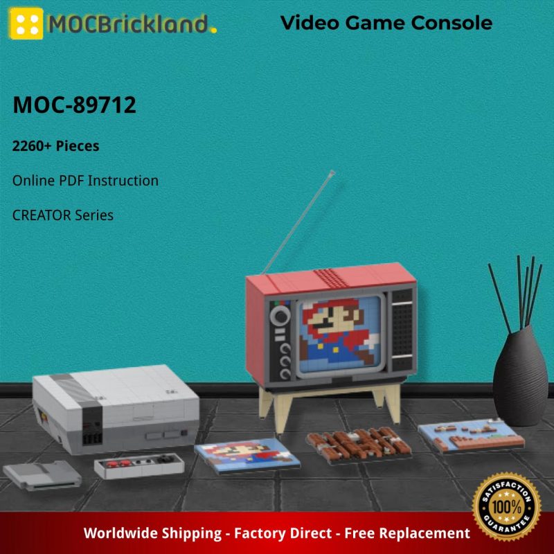 MOCBRICKLAND MOC 89712 Video Game Console 2 800x800 1