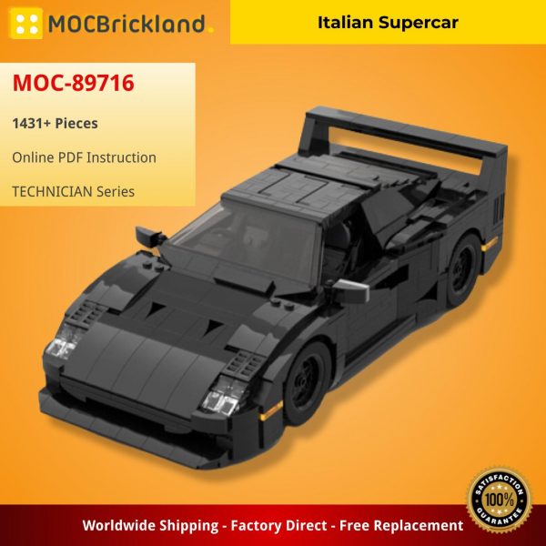 MOCBRICKLAND MOC 89716 Italian Supercar 1