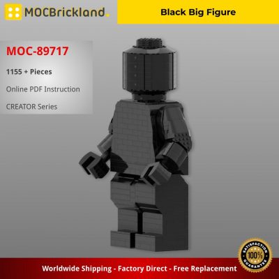 MOCBRICKLAND MOC 89717 Black Big Figure 2