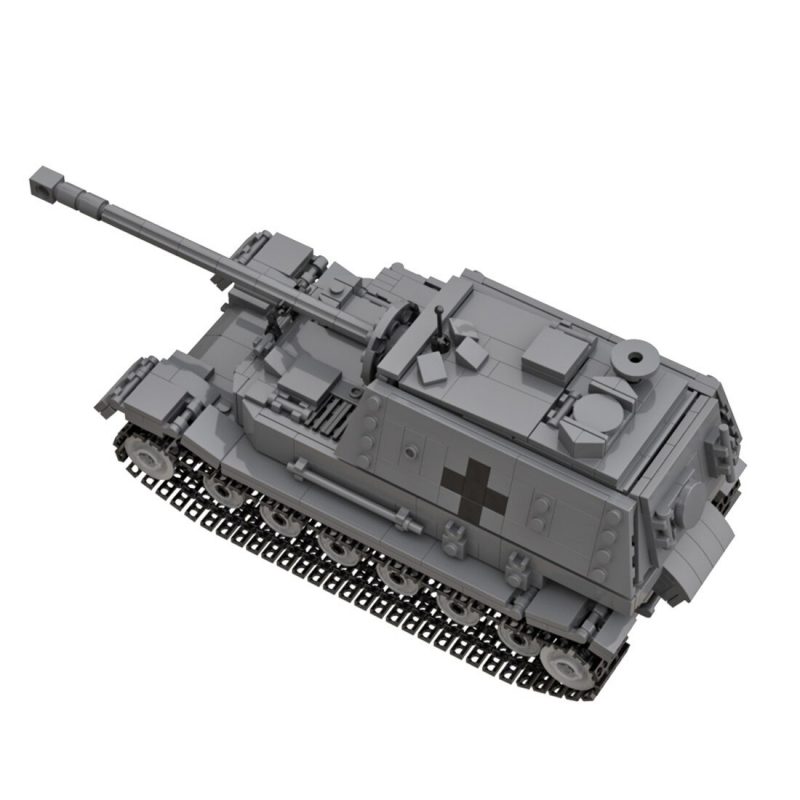 MOCBRICKLAND MOC 89727 German Army Ferdinand Jagdpanzer TIGERP 3 800x800 1