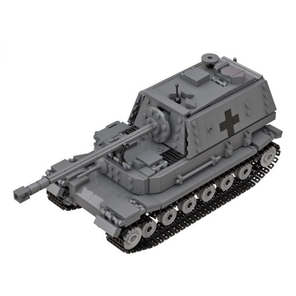 MOCBRICKLAND MOC 89727 German Army Ferdinand Jagdpanzer TIGERP 4