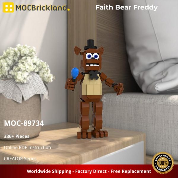 MOCBRICKLAND MOC 89734 Faith Bear Freddy 2