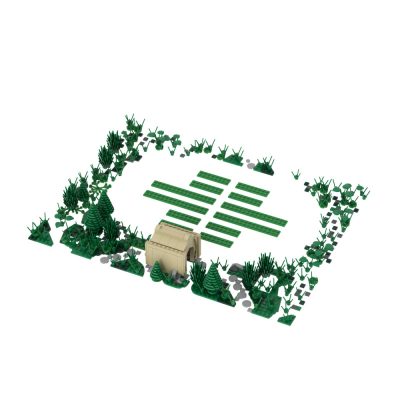 MOCBRICKLAND MOC 89735 Quidditch Pitch from Harry Potter 1
