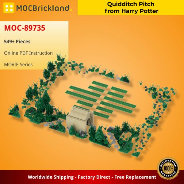 MOCBRICKLAND MOC 89735 Quidditch Pitch from Harry Potter 2