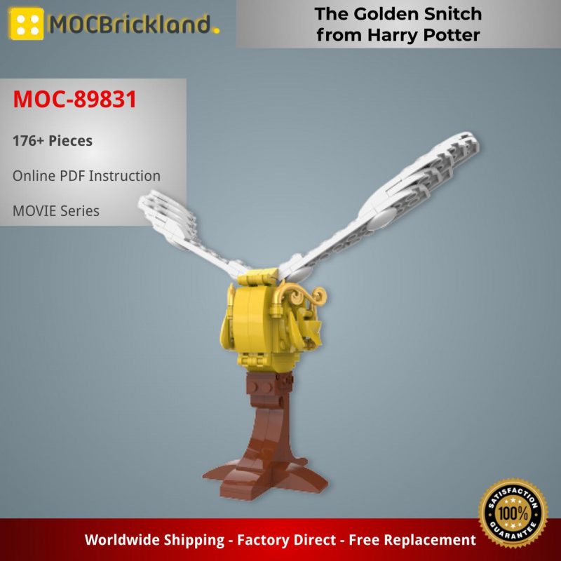 MOCBRICKLAND MOC 89831 The Golden Snitch from Harry Potter 2 800x800 1
