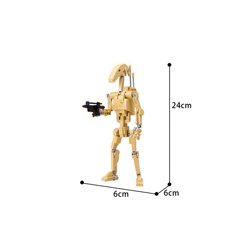 MOCBRICKLAND MOC 89834 Custom Star Wars Battle Droid 3 800x800 1