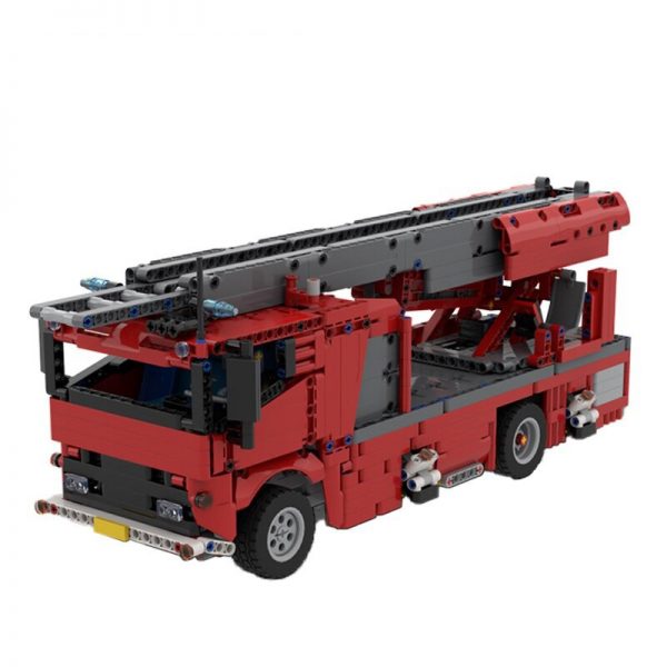 MOCBRICKLAND MOC 91785 Fire Truck DL Ladder RC Option 4