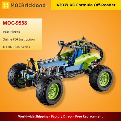 MOCBRICKLAND MOC 9558 42037 RC Formula Off Roader 2