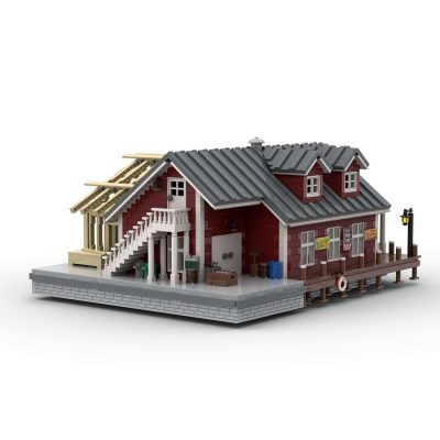 MOCBRICKLAND MOC 97313 Breakwater Pass Country Store 3