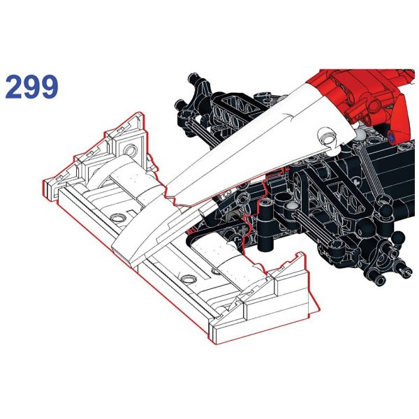 MOCBRICKLAND MOC 98709 McLaren MP44 8386 Base 110 Scale 6