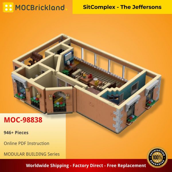 MOCBRICKLAND MOC 98838 SitComplex The Jeffersons 1