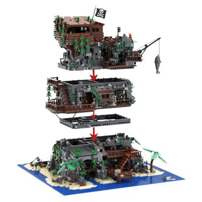 MOCBRICKLAND MOC 99393 Pirate Fortress 3