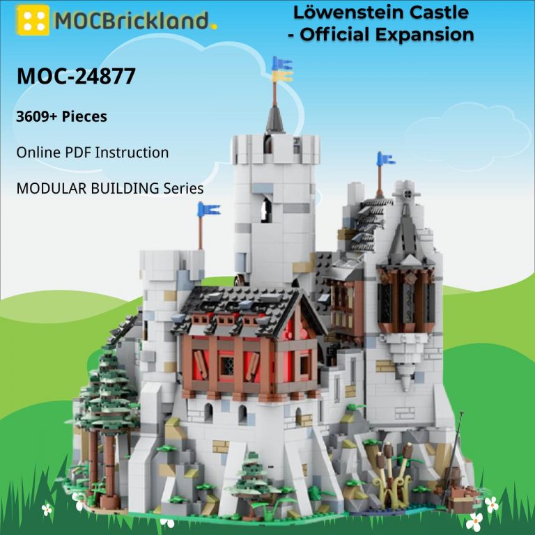 Modular Building MOC-54244 The Haunted Manor by ZeRadman MOCBRICKLAND ...