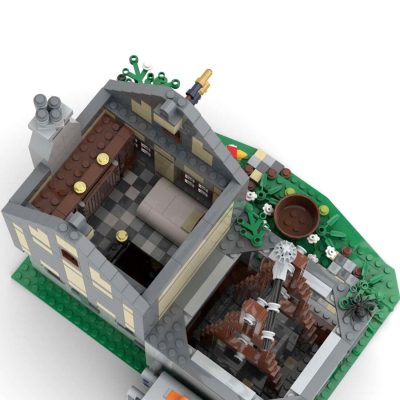 MODULAR BUILDING MOC 31613 Classic Castle Motorized Windmill by Tavernellos MOCBRICKLAND 6