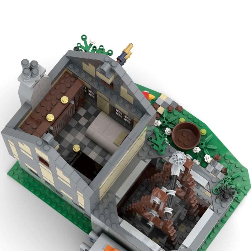 MODULAR BUILDING MOC 31613 Classic Castle Motorized Windmill by Tavernellos MOCBRICKLAND 6 800x800 1