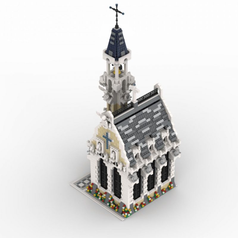 MODULAR BUILDING MOC 65557 Medieval City Church MOCBRICKLAND 4 800x800 1