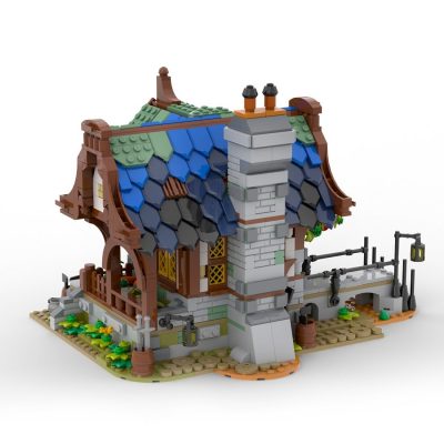 MODULAR BUILDING MOC 79655 Medieval House by Gr33tje13 MOCBRICKLAND 3